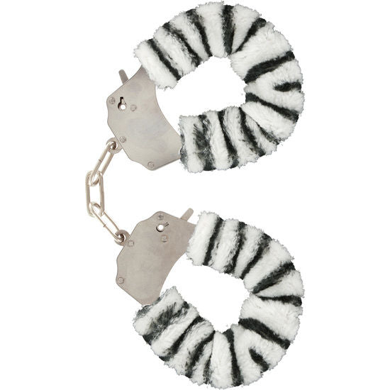 TOYJOY - FURRY FUN MANSCHETTEN BONDAGE ZEBRA