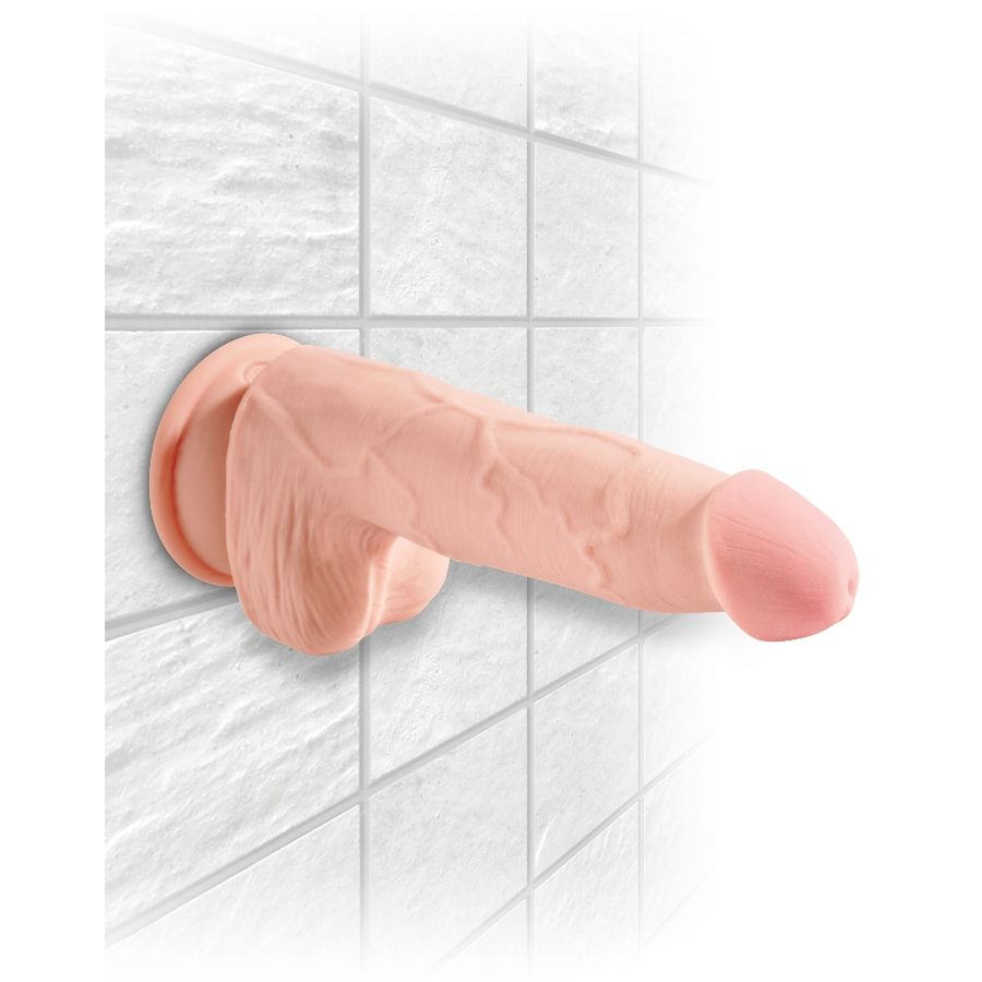 KING COCK - TRIPLE DENSITY DILDO 13 CM MIT HODEN