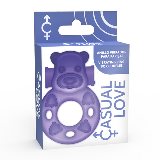 CASUAL LOVE - 26 LILAC BUNNY VIBRATOR RING