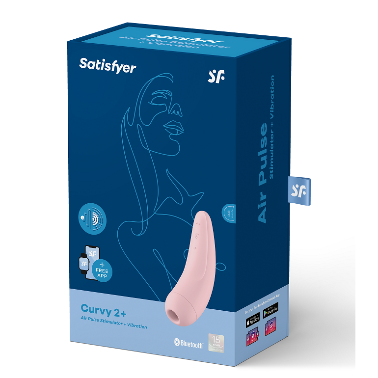 SATISFYER - CURVY 1 + ROT PINK