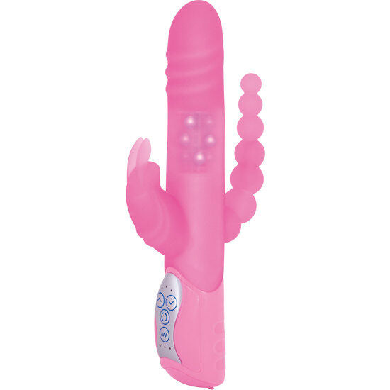 SEVEN CREATIONS - E RABBIT TRIPLE PLAY ROSA TRIPLE STIMULATION VIBRATOR