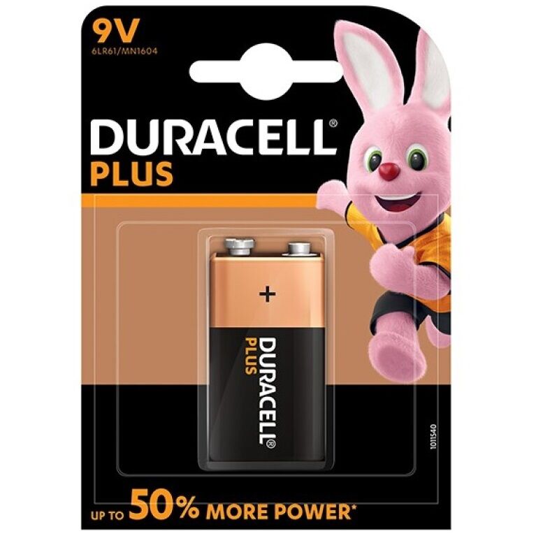 DURACELL - PLUS POWER BATTERIE 9V LR61 1EINHEIT