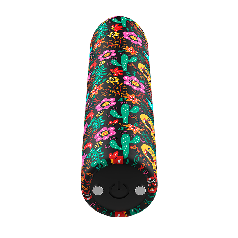 CUSTOM BULLETS - FLORAL RECHARGEABLE BULLET 10 INTENSITIES