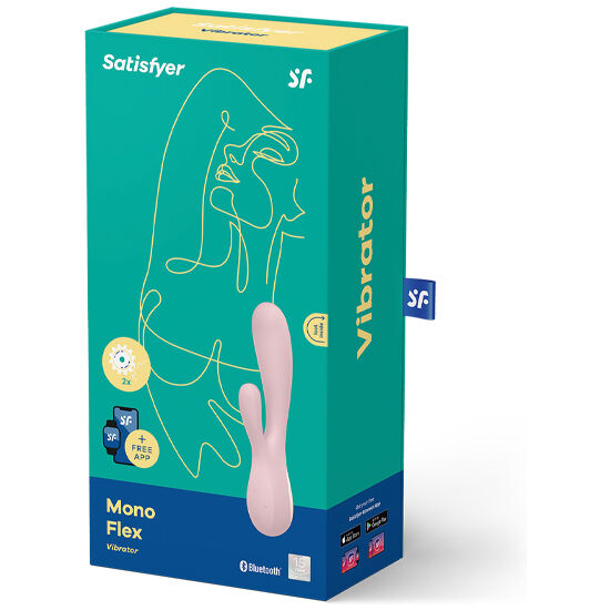 SATISFYER - MONO FLEX ROT MIT APP