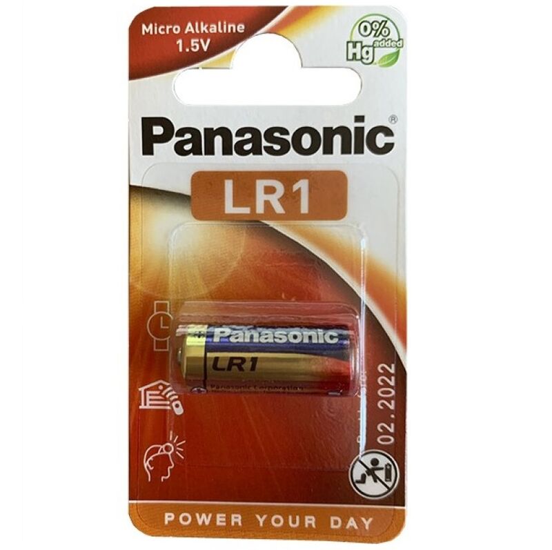 PANASONIC - ALKALINE BATTERY LR1 1.5V BLISTER 1 EINHEIT