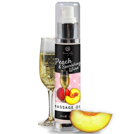 SECRETPLAY - PFIRSICH- UND SEKT-MASSAGEÖL 50 ML