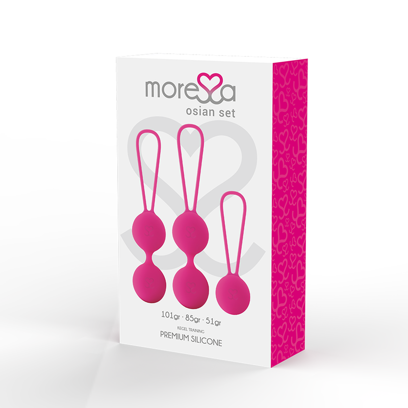 MORESSA - OSIAN SET PREMIUM SILIKON ROSA (Osian One - 51 g | Osian Two - 101 g | Osian Three 85 g)