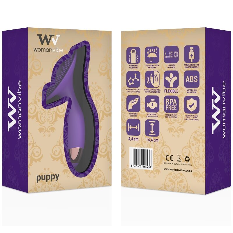 WOMANVIBE - PUPPY STIMULATOR AUFLADBARES SILIKON