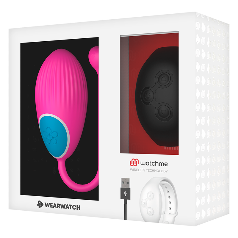 WEARWATCH - WATCHME-TECHNOLOGIE FERNBEDIENUNG EGG FUCHSIA / JET