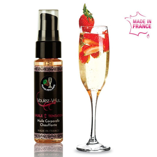 VOULEZ-VOUS - WRMENDES KÖRPERÖL - CAVA MIT ERDBEEREN 35 ML